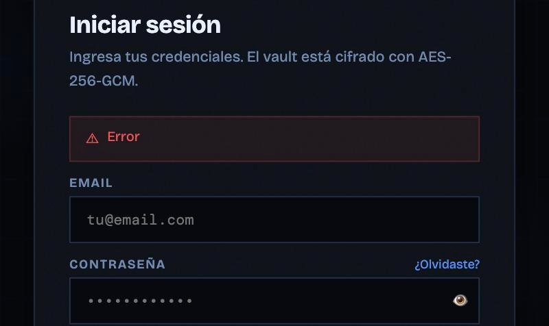 VaultSync — Gestor Seguro AES-256